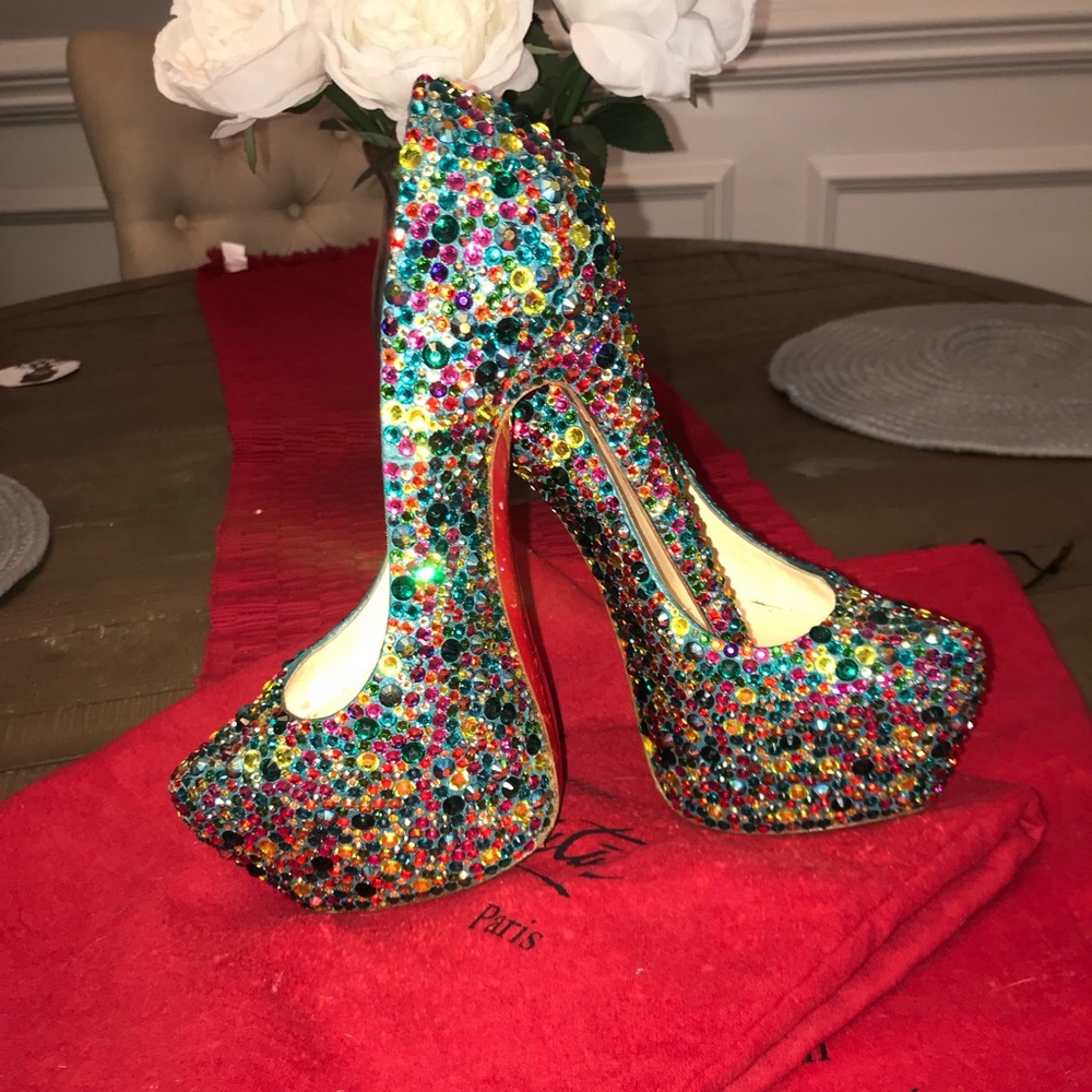 Christian Louboutin Crystal 160 Daffodil